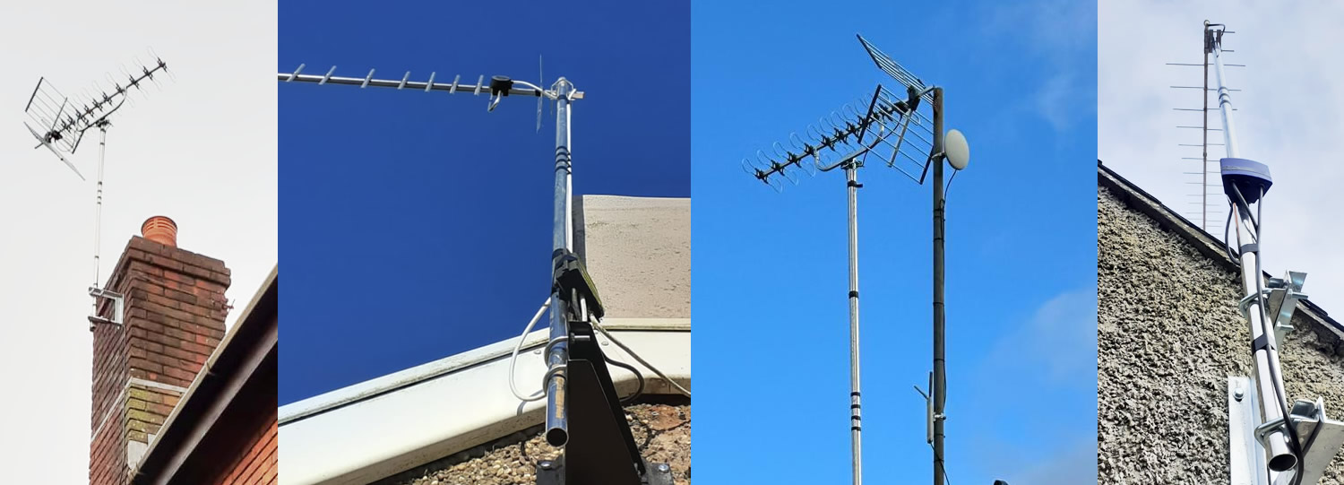 Selection of TV Aerial installations