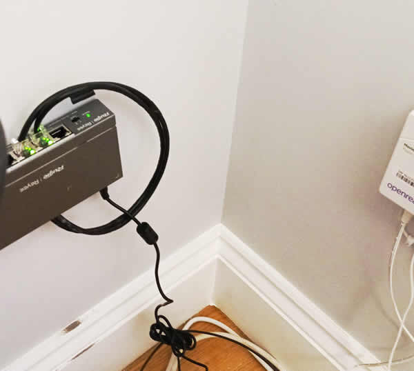 Network points and cabling